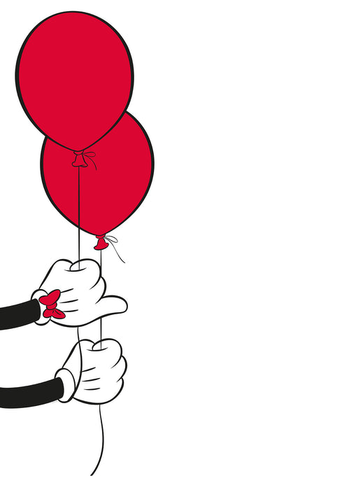 Wandbild - Mickey Mouse Balloon
