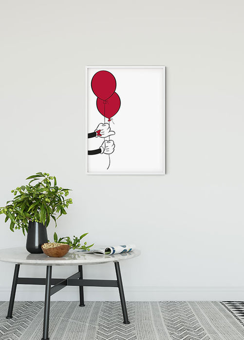 Wandbild - Mickey Mouse Balloon