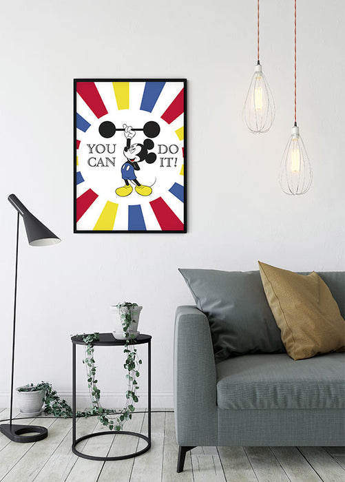 Komar NEU | Wandbild - Mickey Mouse Do it - Größe 50 x 70 cm