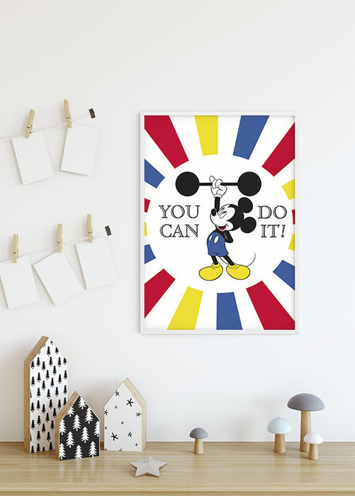 Komar NEU | Wandbild - Mickey Mouse Do it - Größe 30 x 40 cm