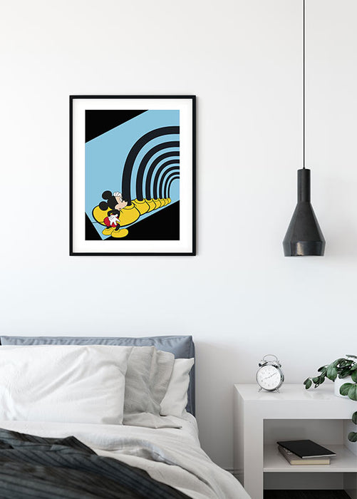Wandbild - Mickey Mouse Foot Tunnel