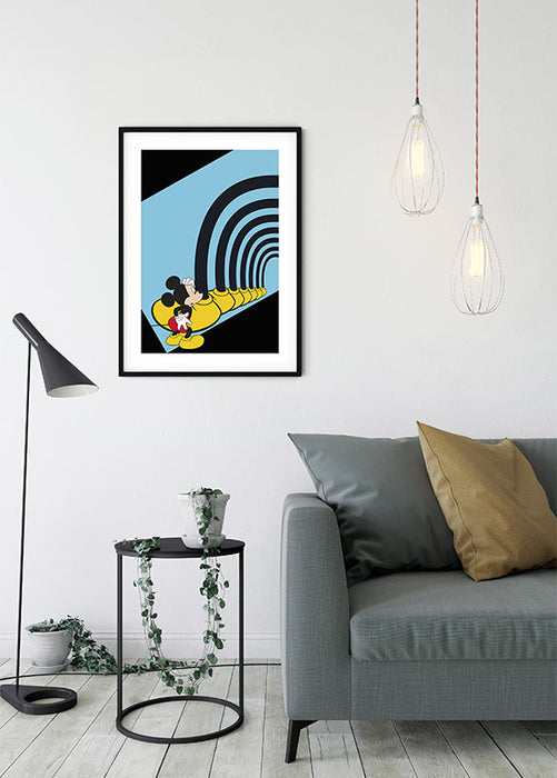 Komar NEU | Wandbild - Mickey Mouse Foot Tunnel - Größe 30 x 40 cm