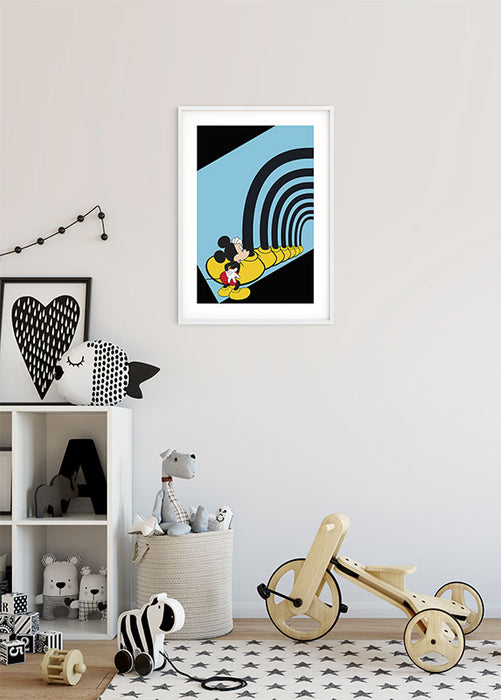 Wandbild - Mickey Mouse Foot Tunnel