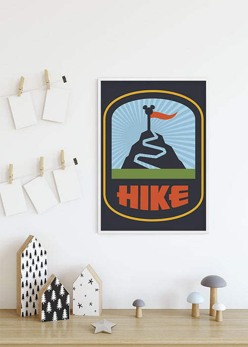 Komar NEU | Wandbild - Mickey Mouse Hike - Größe 30 x 40 cm