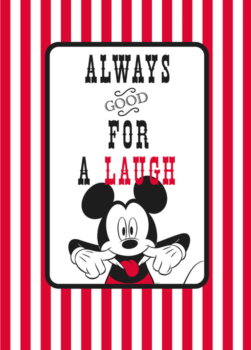 Wandbild - Mickey Mouse Laug