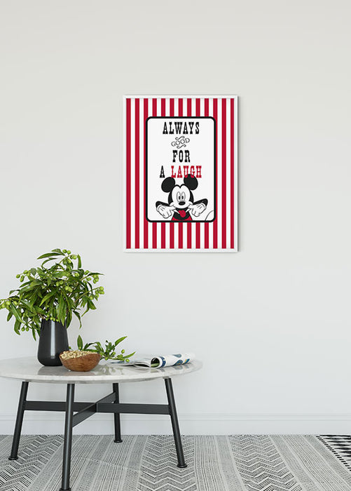 Wandbild - Mickey Mouse Laug