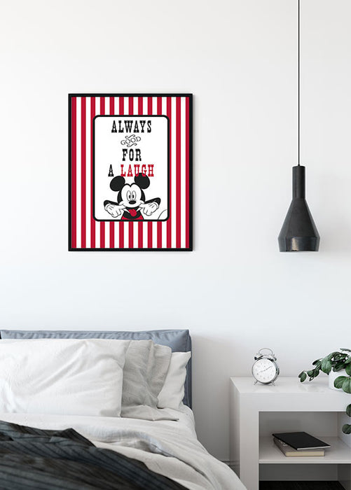 Wandbild - Mickey Mouse Laug
