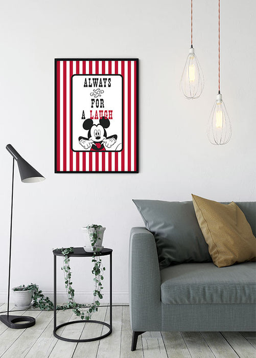 Wandbild - Mickey Mouse Laug
