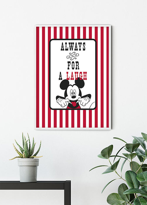 Wandbild - Mickey Mouse Laug