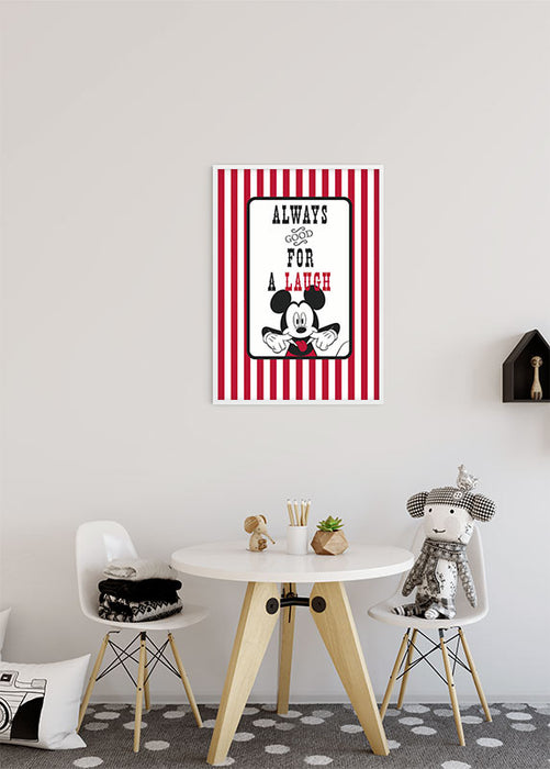 Wandbild - Mickey Mouse Laug