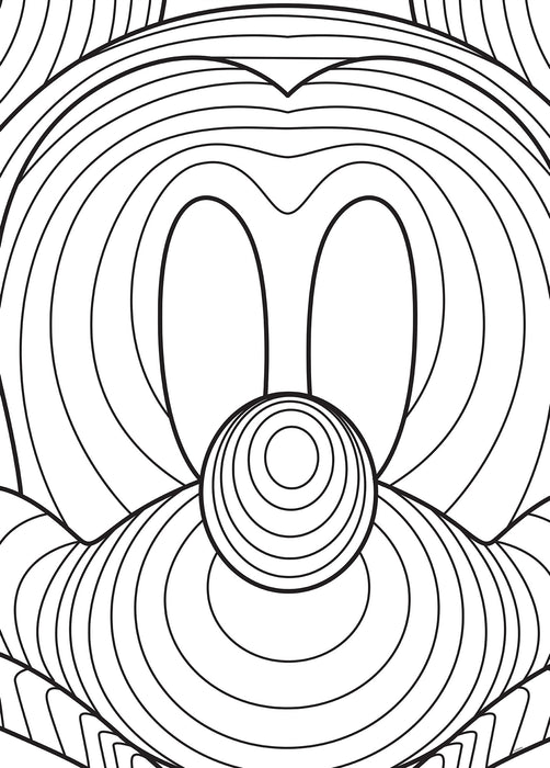 Komar NEU | Wandbild - Mickey Mouse Lines - Größe 30 x 40 cm