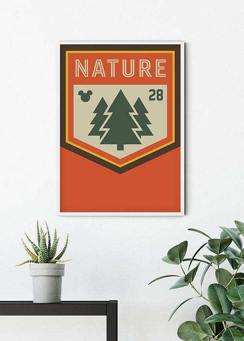 Komar NEU | Wandbild - Mickey Mouse Nature - Größe 40 x 50 cm