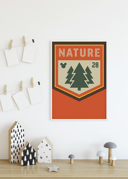 Komar NEU | Wandbild - Mickey Mouse Nature - Größe 30 x 40 cm