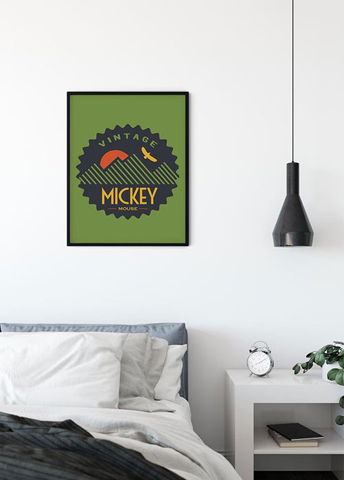 Wandbild - Mickey Mouse Vintage