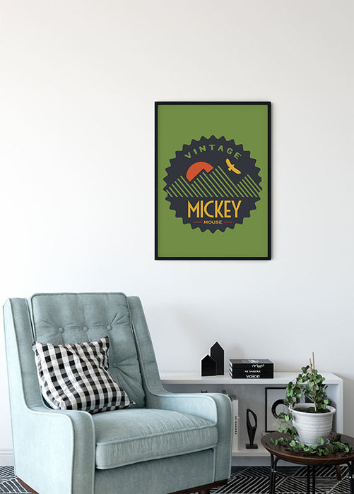 Wandbild - Mickey Mouse Vintage