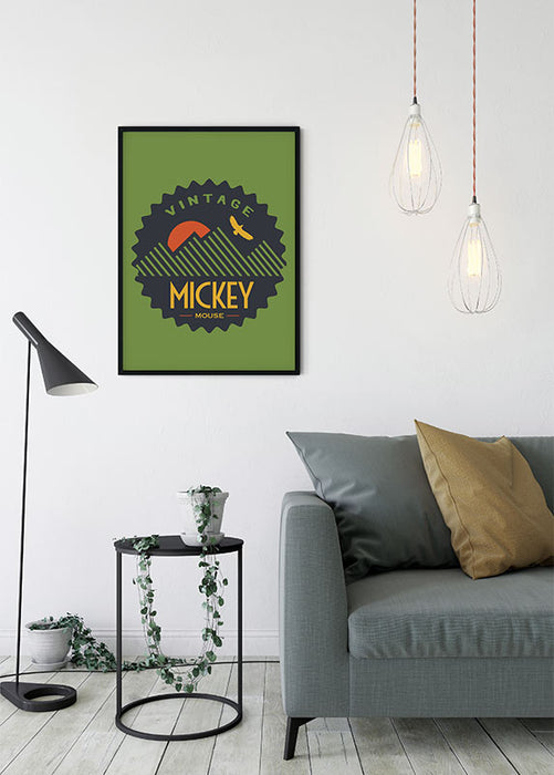 Wandbild - Mickey Mouse Vintage