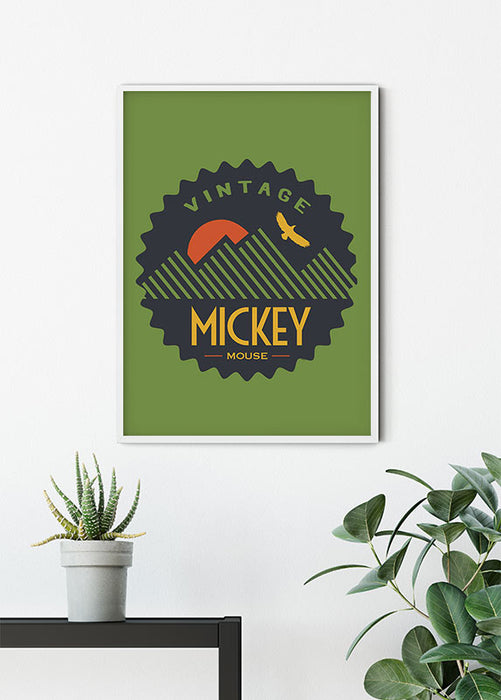 Wandbild - Mickey Mouse Vintage