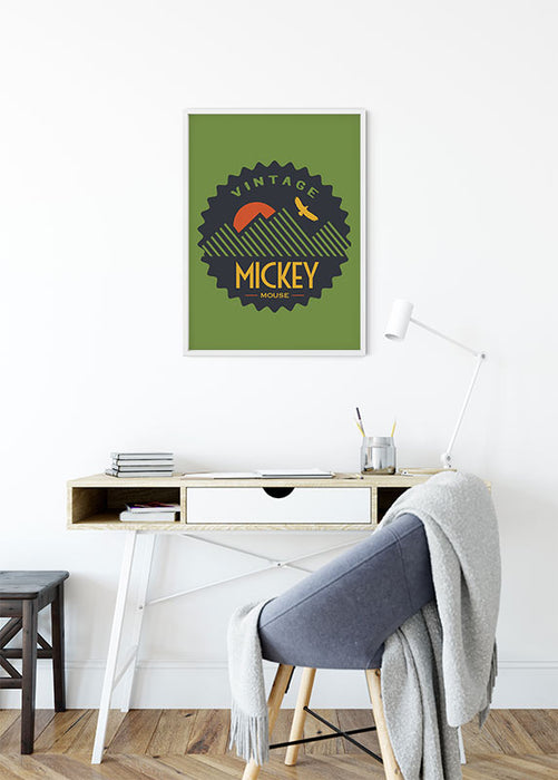 Wandbild - Mickey Mouse Vintage