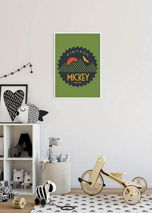 Wandbild - Mickey Mouse Vintage