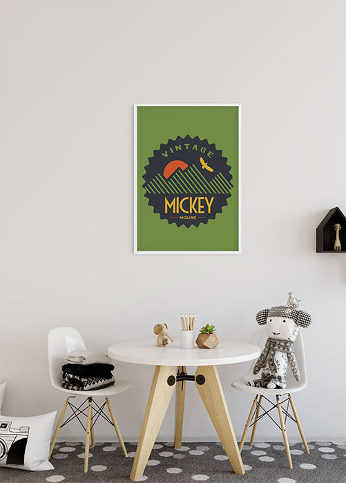 Wandbild - Mickey Mouse Vintage