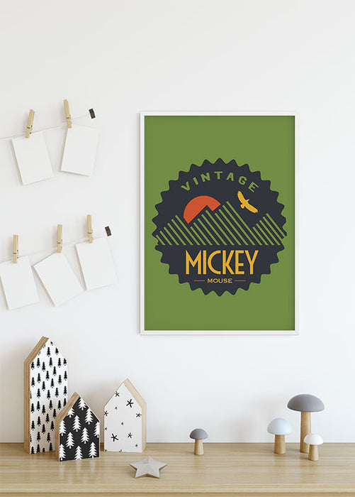 Wandbild - Mickey Mouse Vintage