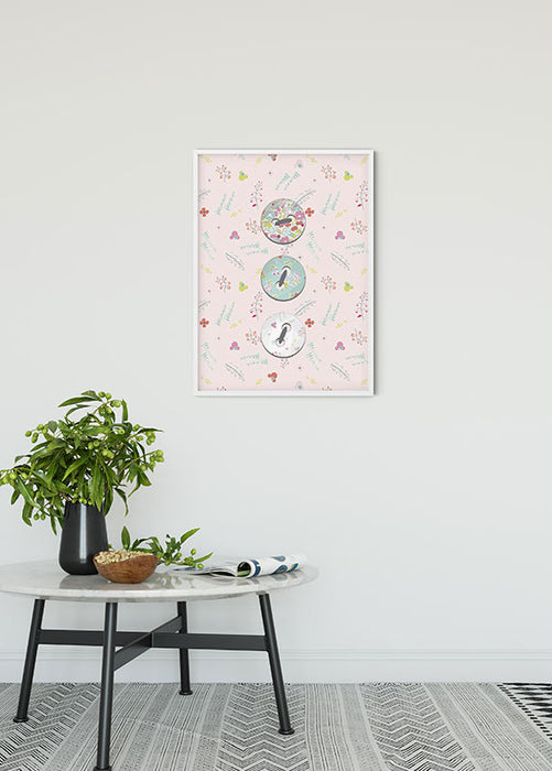 Wandbild - Minnie Mouse Buttons
