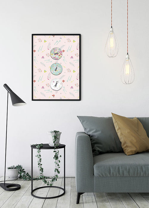 Wandbild - Minnie Mouse Buttons