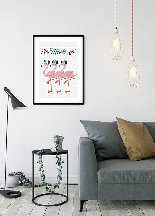 Wandbild - Minnie Mouse Fla-Minnie-go
