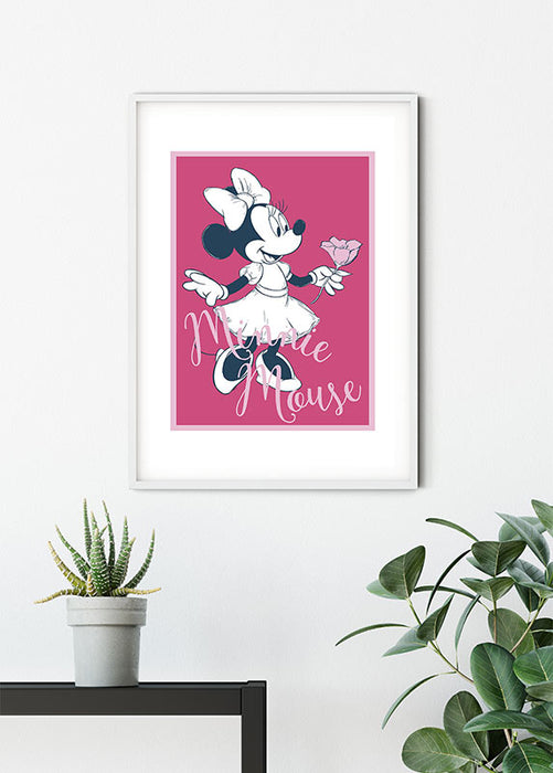 Wandbild - Minnie Mouse Girlie