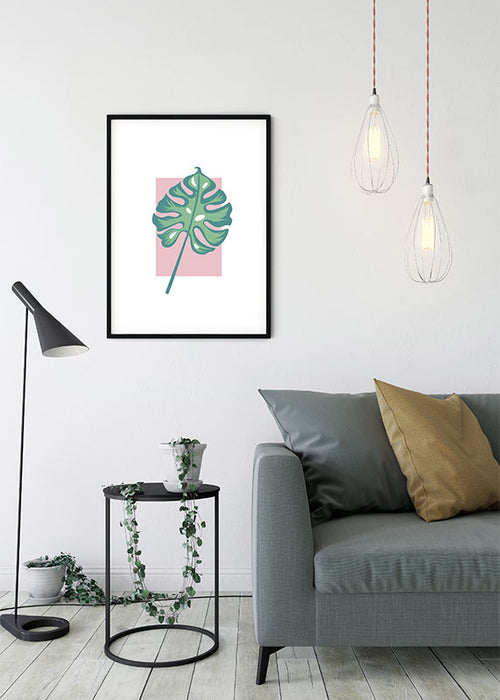 Wandbild - Minnie Mouse Leaf
