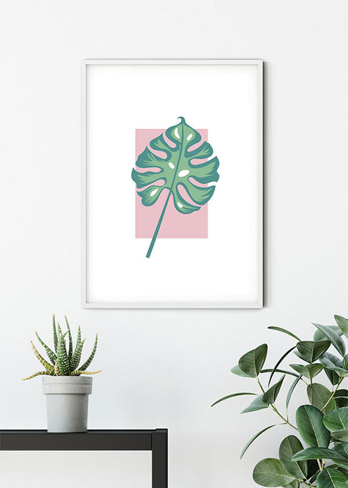 Wandbild - Minnie Mouse Leaf
