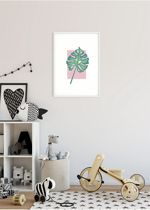 Wandbild - Minnie Mouse Leaf