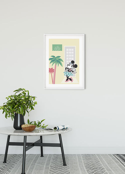 Wandbild - Minnie Mouse Palms