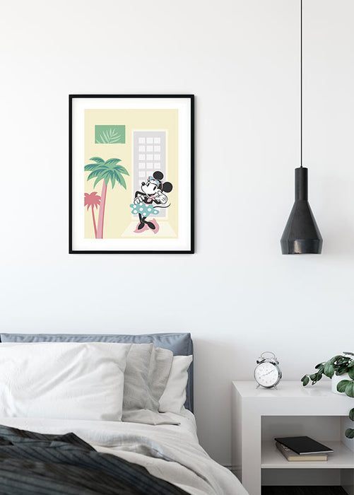 Komar NEU | Wandbild - Minnie Mouse Palms - Größe 40 x 50 cm