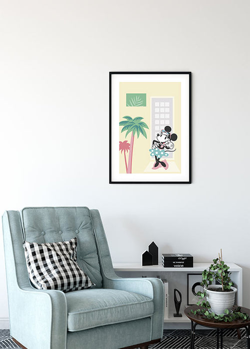 Komar NEU | Wandbild - Minnie Mouse Palms - Größe 50 x 70 cm