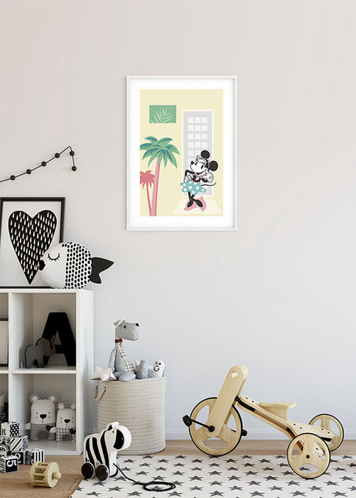 Wandbild - Minnie Mouse Palms