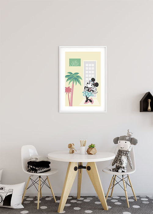 Wandbild - Minnie Mouse Palms