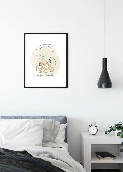 Wandbild - S like Simba