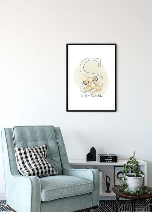 Wandbild - S like Simba