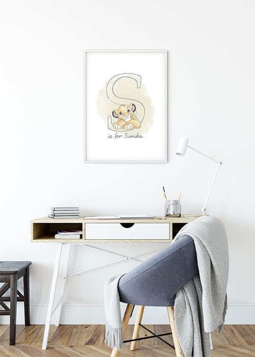 Wandbild - S like Simba