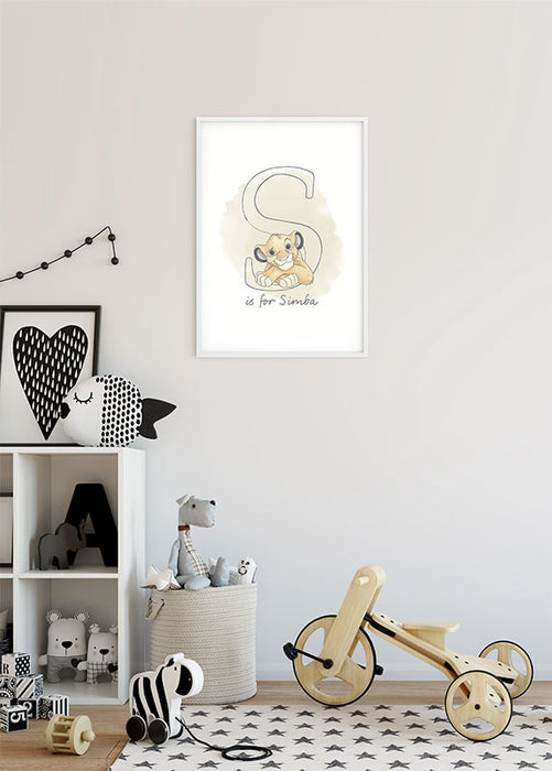 Wandbild - S like Simba
