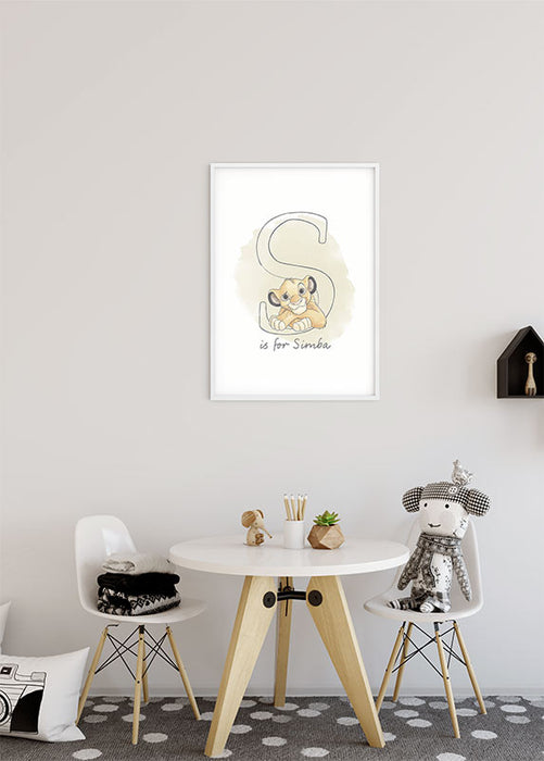 Wandbild - S like Simba