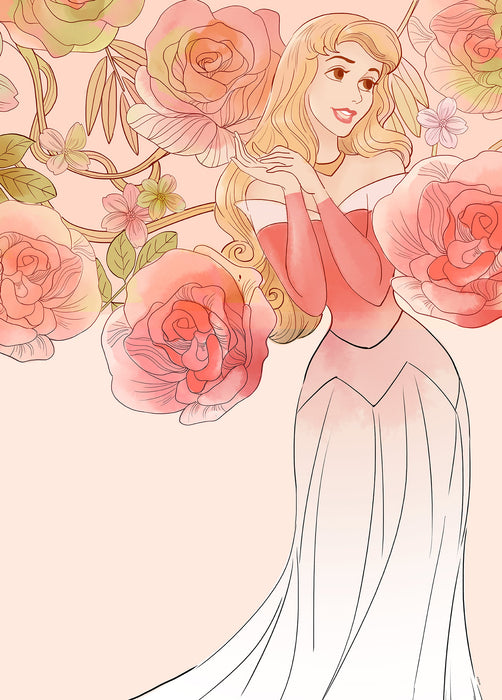 Wandbild - Sleeping Beauty Roses