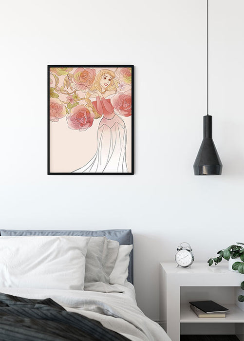 Komar NEU | Wandbild - Sleeping Beauty Roses - Größe 50 x 70 cm