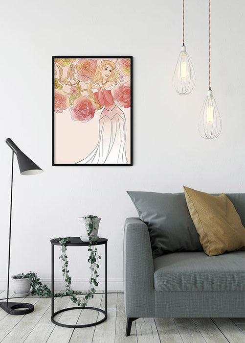 Komar NEU | Wandbild - Sleeping Beauty Roses - Größe 50 x 70 cm