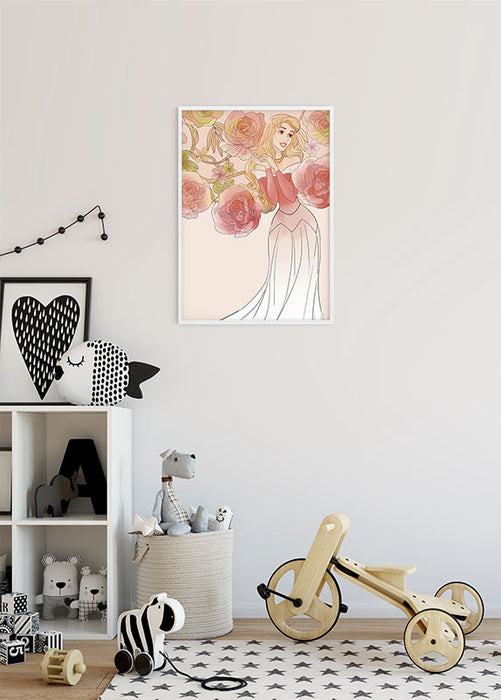 Wandbild - Sleeping Beauty Roses