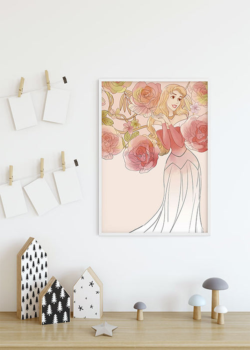Komar NEU | Wandbild - Sleeping Beauty Roses - Größe 40 x 50 cm