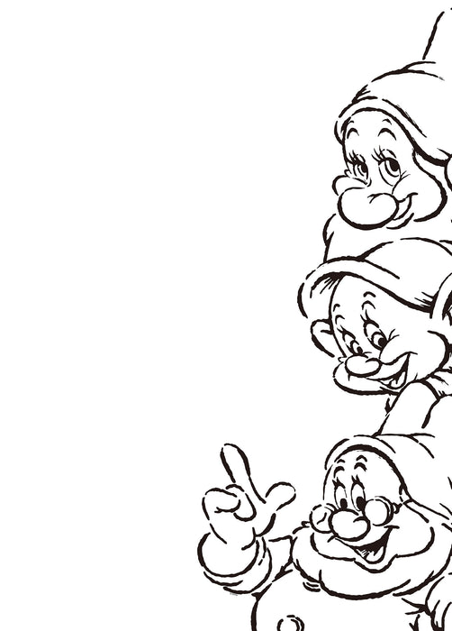 Komar NEU | Wandbild - Snow White Dwarves - Größe 40 x 50 cm