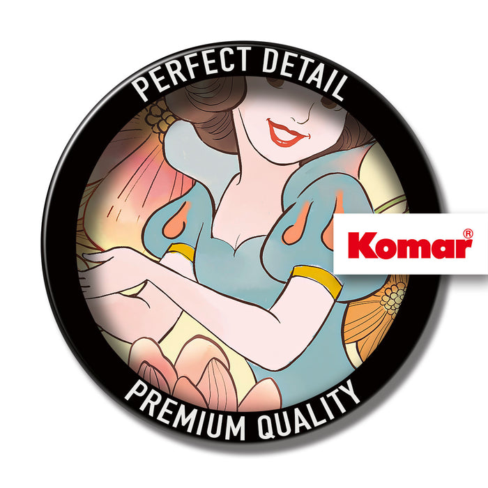 Komar NEU | Wandbild - Snow White Flowers - Größe 40 x 50 cm