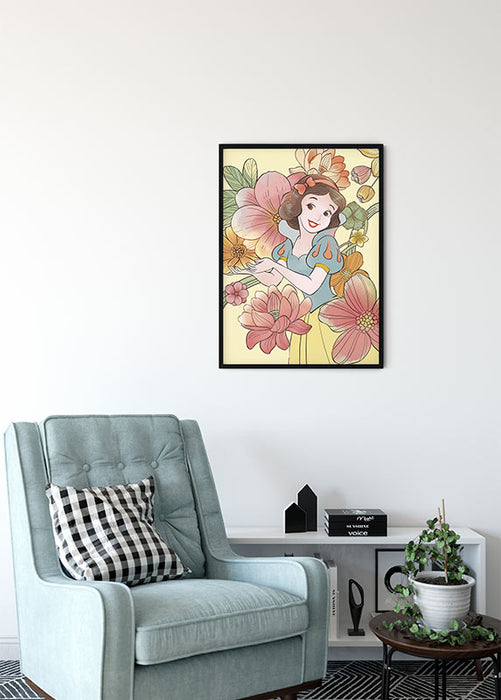 Wandbild - Snow White Flowers